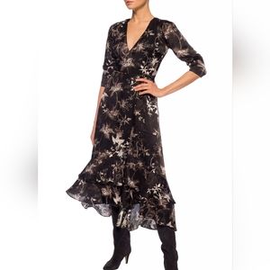 AllSaints Tage Silk Maxi Dress